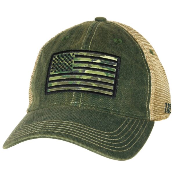 Camo Flag Trucker Hat - 82nd Airborne Division Museum
